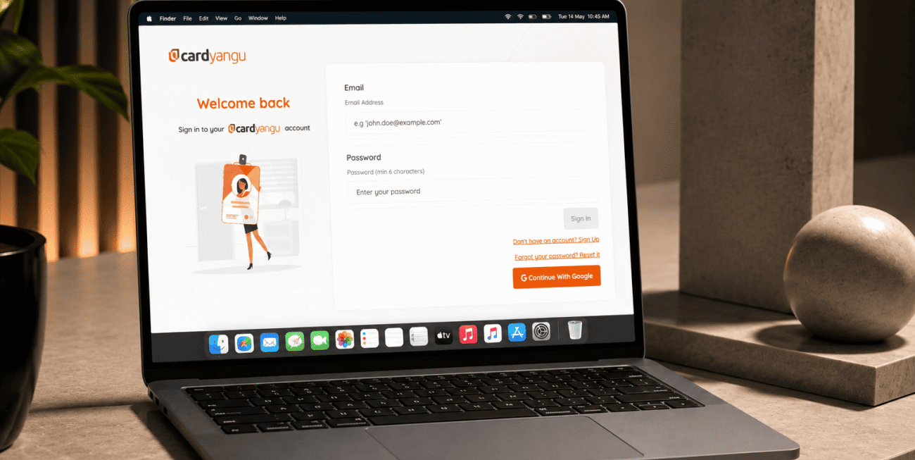 CardYangu is a platform that turns your professional contact information into a branded digital business card that can be instantly shared through a QR code and monitored through analytics.