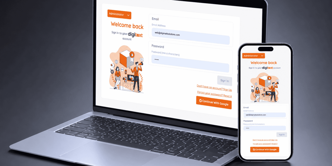 Digitext is a bulk SMS communication platform that helps businesses and organizations send large volumes of SMS messages quickly and efficiently. It provides a simple way to reach customers, staff, and audiences with notifications, updates, promotions, and other important communications.