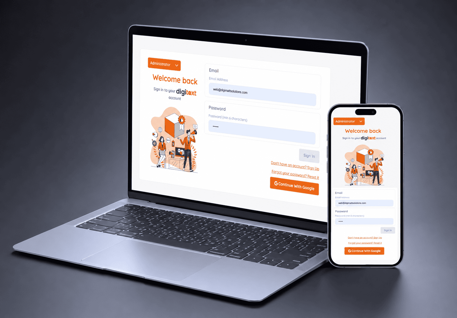 Digitext is a bulk SMS communication platform that helps businesses and organizations send large volumes of SMS messages quickly and efficiently. It provides a simple way to reach customers, staff, and audiences with notifications, updates, promotions, and other important communications.